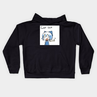 Cirno Get Out Kids Hoodie